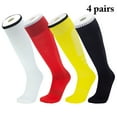 thumbnail image 1 of 4 Pairs Compression Socks Casual Outdoor Knee High Socks Flight Socks for Men, 1 of 7