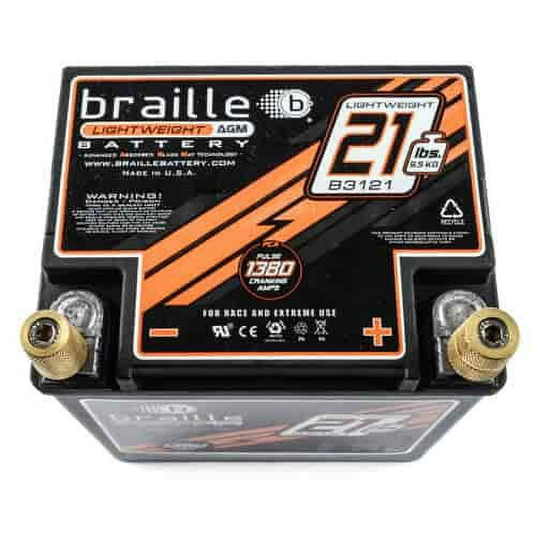 Braille Battery B3121 Advanced AGM Lightweight Racing Battery