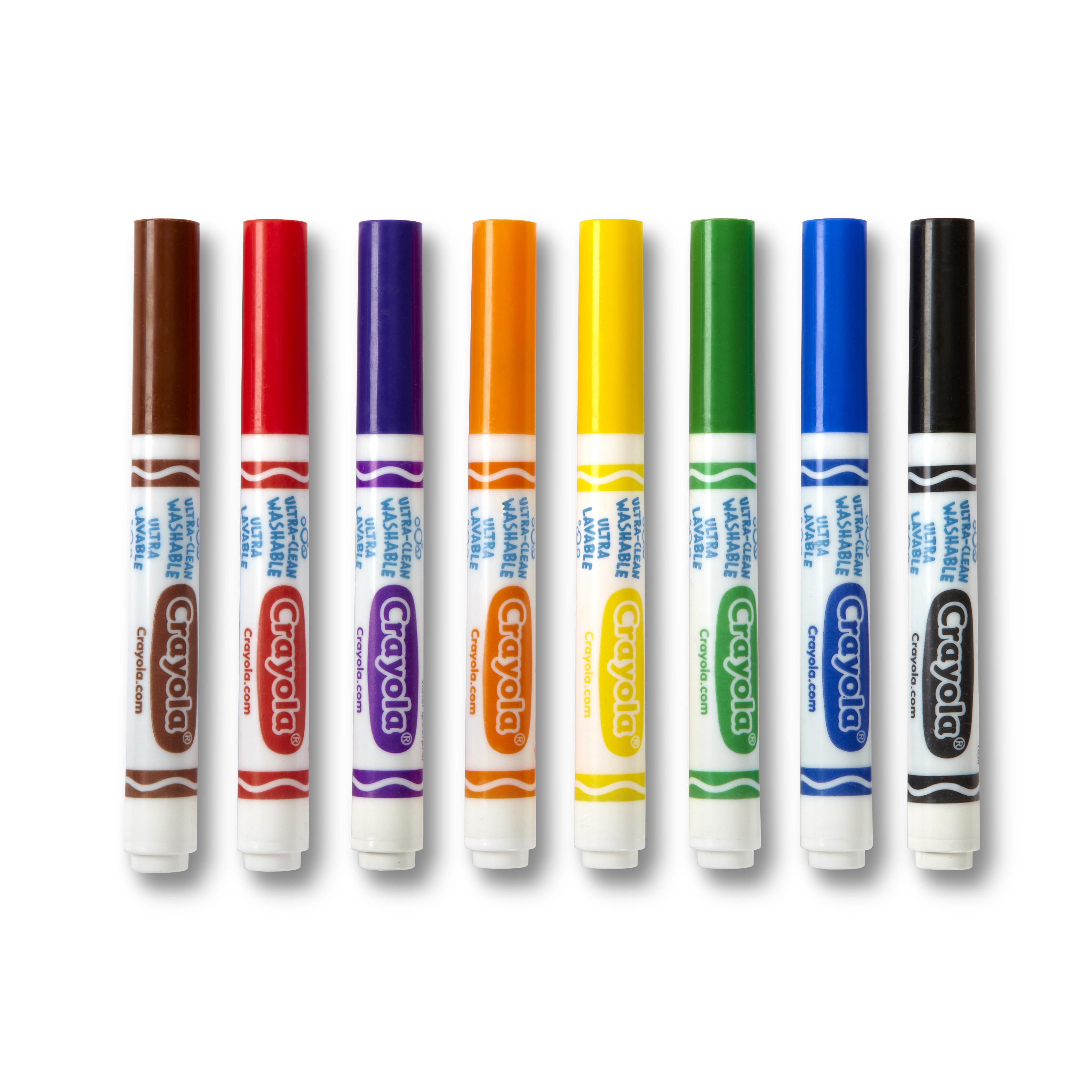 Crayola Washable Marker Set, 8-Colors, Broad, Classic - image 2 of 2