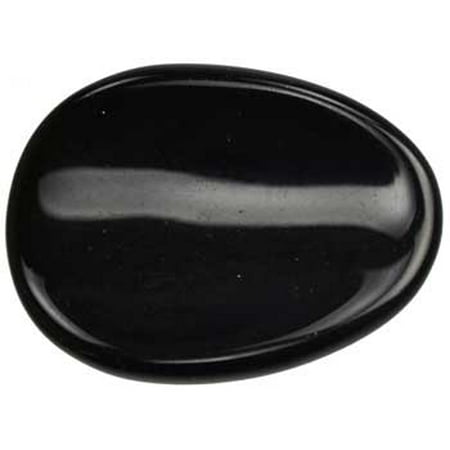 Party Games Accessories Halloween Séance Gemstone Pocket Worry Stone Black Obsidian Psychic Cleaning