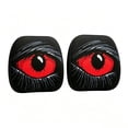 thumbnail image 2 of 2PCS Funny Horror Themed Headrest Covers Scary Covers for Cars Stretchy Seat Headrest Protector Funny Cover for Auto, Vehicle,Truck,SUV,Washable Elastic Fabric,Interior Accessories (Red Big Eye-6pcs), 2 of 9