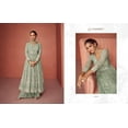 thumbnail image 5 of Ethnic Party Wear Designer Palazzo Suits Indian Pakistani Salwar Kameez Dress ( Pista, M - 40 ), 5 of 7