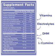 Blowfish Wingman | Feel Better After Drinking with DHM, L-Cysteine, Electrolytes | Pre-Alcohol Liver Support & Hydration