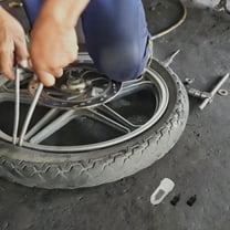 Soimiss Quick Motorcycle Tire Repair Tool Kit Multi Iron Rubber Puncture Repair for Electric Motorcycle Tires 10 Count