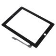 thumbnail image 4 of Tablet Pad Panel De Pantalla Exterior Piezas De Repuesto De Para IPad3 IPad4 A1430 / A1403 / A1458 / A1459 / A1460 / A1416 - Negro Soledad Panel exterior de pantalla táctil, 4 of 6