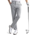thumbnail image 4 of Mens Stretch Golf Pants Dress Pants 30"/32" Quick Dry Business Trousers with Utility Pocket 38Wx30L, 4 of 10