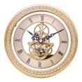 thumbnail image 4 of Inserto de reloj de esfera de 5,83 pulgadas Salvador Decoración de pared redonda dorado, 4 of 5