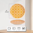 thumbnail image 2 of Dinner Plates Ceramic Plate Set - 10 Inch Large Porcelain Round Plate Sets of 6 - Flat Colorful Pattern Dining Plates for Kitchen | Family - Dishwasher | Microwave | Oven Safe, 2 of 6