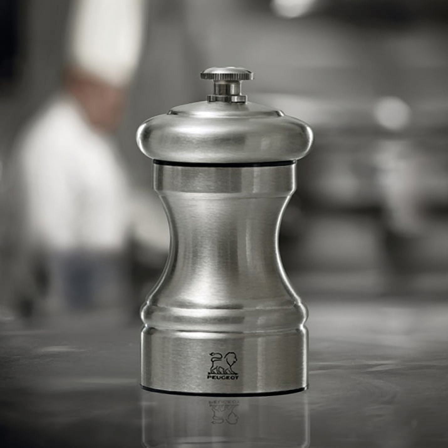 Peugeot Bistro Salt Mill, 4-Inch, Stainless Steel - Walmart.com