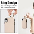 thumbnail image 4 of Allytechgroup iPhone XS Max Wallet Case, RFID Blocking Zipper Pocket Ring Holder Kickstand Bumper Shockproof Portable Durable Phone Case for Apple iPhone XS Max, White, 4 of 8