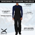 thumbnail image 4 of Peto térmico aislante para hombre Arctix, negro, talla grande, entrepierna de 86 cm, 4 of 6