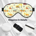 thumbnail image 4 of Xecao Heavy Equipment for Soft Fluffy Sleeping Blindfold, Nap eye cover tailored for the utmost comfort for girls, women, kids, and adults., 4 of 7