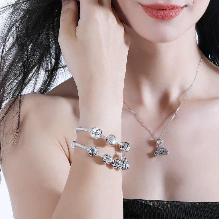 Capricorn Zodiac Charm - 925 Sterling Silver Star Bead For Bracelets & Necklaces, Horoscope Constellation Birthday Gift