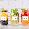 thumbnail image 2 of 100Pcs Fruit Pattern Sticker Adhesive Food Container Labels for Home Office, 2 of 9