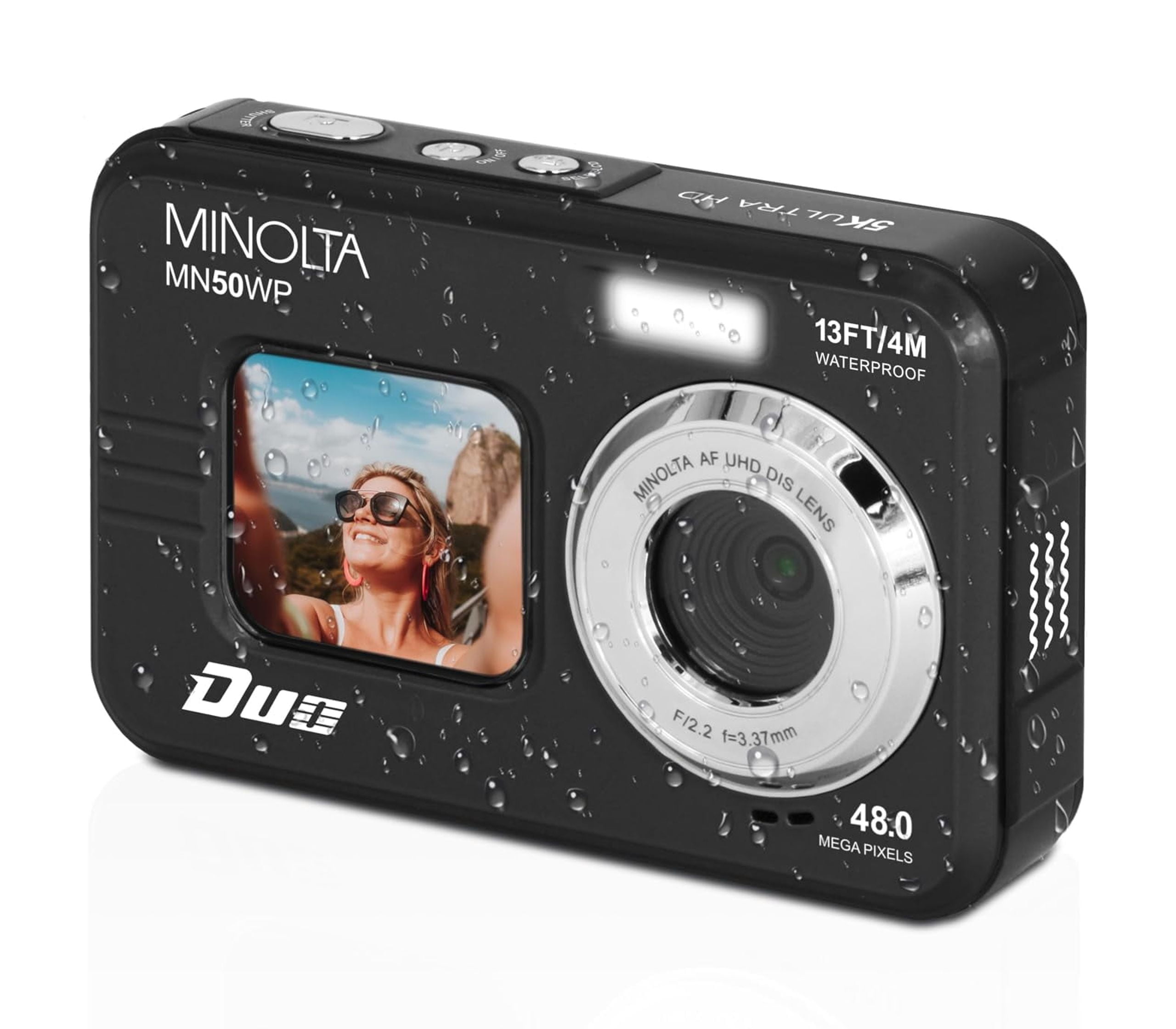 Minolta MN53Z-BK 16.0-MP 53x Optical Zoom Camera, High-Resolution