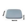thumbnail image 3 of Steadline Square Seat Cushion with Memory Foam and Milk Silk Cover Non-Slip Bottom Removable Washable Cover for Chair Comfort All Season Use Home Office Car Seating, 3 of 6