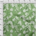 thumbnail image 2 of oneOone Polyester Lycra Green Fabric Florals Fabric For Sewing Printed Craft Fabric By The Yard 56 Inch Wide, 2 of 4