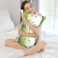 thumbnail image 3 of KLL Plants and Insects Pattern Silk Pillowcase for Hair and Skin Standard Size 20"X 30" Soft Breathable Pillow Covers for Sleeping, 3 of 7