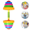 thumbnail image 2 of 2 Pcs Jouet de Poids d'Exercice pour Enfants Barre Réglable pour Enfants Haltère à Main Barre d'Exercice pour Gym Entraînement Jeu de Rôle Équipement de Mise en Forme Jouet de Sport, 2 of 8