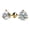 14K Yellow Gold, variant on 0.75 to 5 Carat IGI Certified LAB GROWN Round Cut Diamond Earrings 3 Prong Screw Back Value Collection (E-F Color, SI1-SI2 Clarity) 14K White Gold 1 Carat