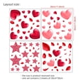 thumbnail image 3 of Fiudx Pegatinas de Pared de Rosas para San Valentín, Decoración Romántica para El Baño, Impermeables y Duraderas, Fáciles de Despegar y Pegar, Multiusos para Dormitorio o Sala de Estar, Ideal para Re, 3 of 6