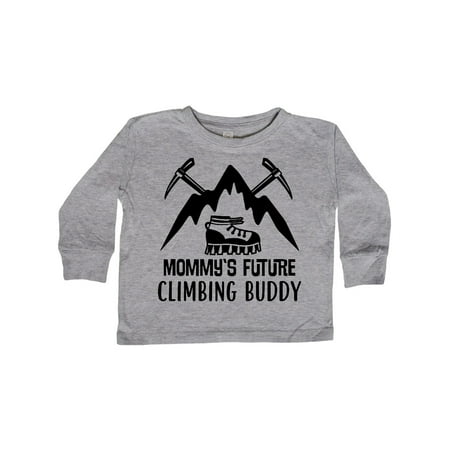 

Inktastic Rock Climber Mommy Climbing Buddy Gift Toddler Boy or Toddler Girl Long Sleeve T-Shirt
