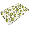 thumbnail image 3 of Bathroom Rugs Non Slip Washable - Cute Mint Green Durian Kitchen Mats for Floor, Area Rugs for Entryway Rugs Indoor, Laundry Bathroom Room Door Rug with Rubber Backing 20x31.5in, 3 of 8