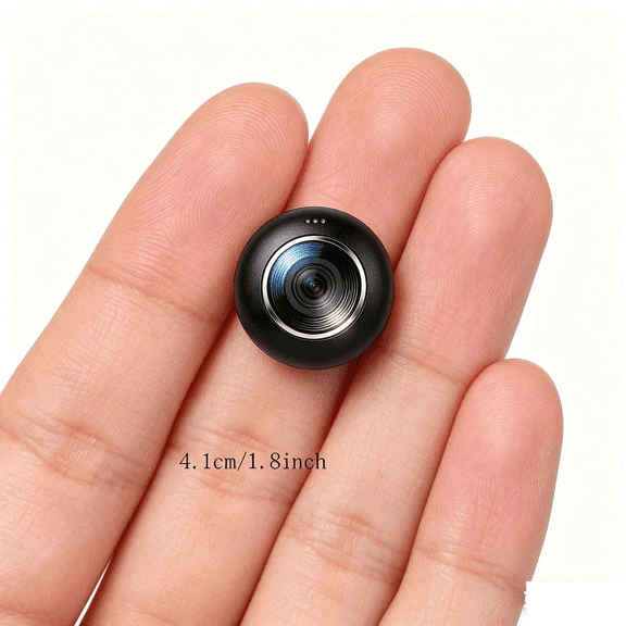 4K HD Portable Wireless Mini Camera, Night Vision Surveillance Cam with Motion Detection, for Cabin, Vacation Rental, Remote Property & Home Safety