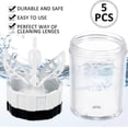 thumbnail image 3 of 5 Pcs Contact Lens Barrel Cases Contact Lens Cleaner Washer Manual Rotation Contact Lens Cleaning Container, 3 of 5