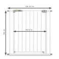 thumbnail image 2 of Open Box hauck 59726 Open N Stop KD Safety Gate for Doors 29 to 31", White, 2 of 11