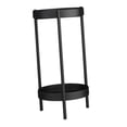 thumbnail image 2 of Soporte para plantas, estante para plantas, doble nivel, ahorro de espacio, decoración de acero al carbono, soporte para macetas, soporte para flores Negro, 2 of 8