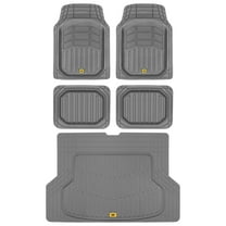 Cat® XL Series Heavy Duty Rubber Floor Mats & Cargo Trunk Liner for Car SUV Van Sedan, Gray