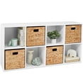 thumbnail image 1 of Best Choice Products 8-Cube Storage Organizer 11in Shelf Opening Bookcase Display Shelf Customizable w/ 3 Removable Back Panels - White, 1 of 8