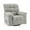 Grey, variant on Swivel Rocking Recliner Chair, 360° Swivel 135° Tilt Glider Nursery Chair with Extra Large Footrest, Chenille Upholstery Q235 Steel Frame High Back Deep Seat for Living Room Bedroom Small Spaces