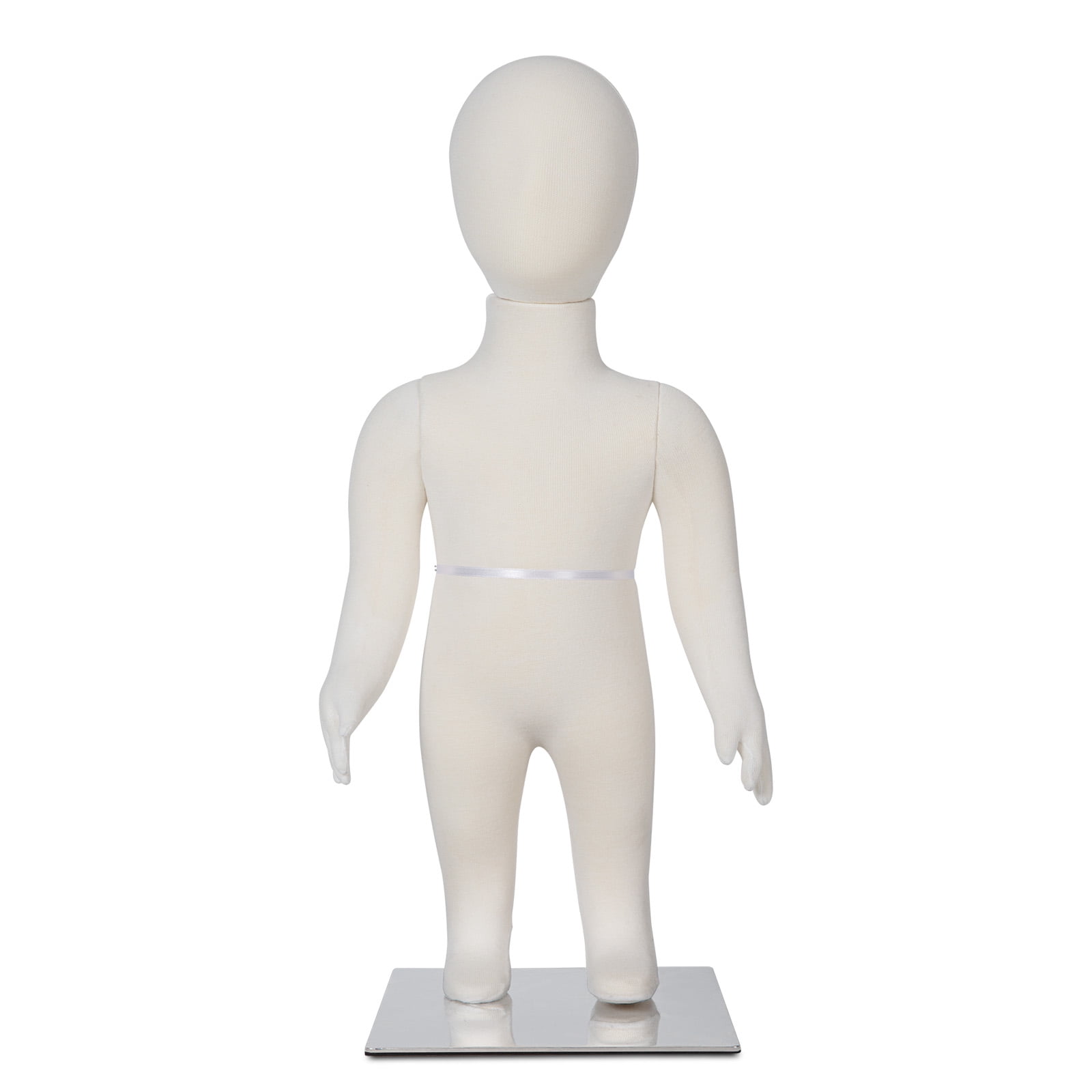 Child Mannequin Full Body, Kids Mannequin Dress Form Adjustable Manikin, Soft Retail Clothing Mannequin with Metal Base for Sewing, 1 Year Old