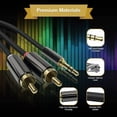thumbnail image 6 of Stereo Audio Y Cord Cable Headphone Jack Plug 3.5Mm Aux Red White Rca Plugs, 6 of 6