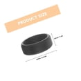 thumbnail image 4 of BESTYASH 10Pcs Black Silicone Rings for Men Sports and Outdoor Activities, 4 of 6