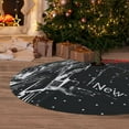 thumbnail image 2 of Cauagu 30" Christmas Tree Skirt New York City1 Pattern Christmas Tree Decorations Tree Mat for Xmas Decorations Occasion Holiday Home Decor -30", 2 of 7