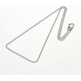 thumbnail image 2 of 10 collares de cadena trenzada de acero inoxidable 304 resistente para mujer con cierres de pinza de langosta, color acero inoxidable, 45 cm (17,7 pulgadas)., 2 of 2