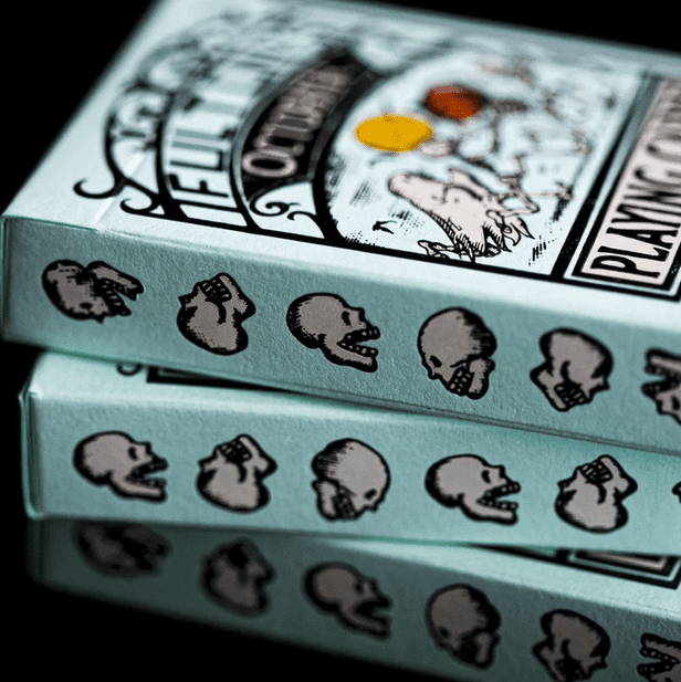 Fulton October UV Glow Green Edition Playing Cards