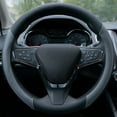 thumbnail image 3 of Auto Drive Black-Gray Sport Grip Steering Wheel Cover, 3 of 5