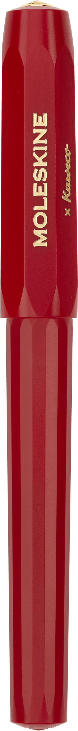 Moleskine Kaweco Ballpoint Pen, Red, Medium Point (1.0 MM), Blue Ink