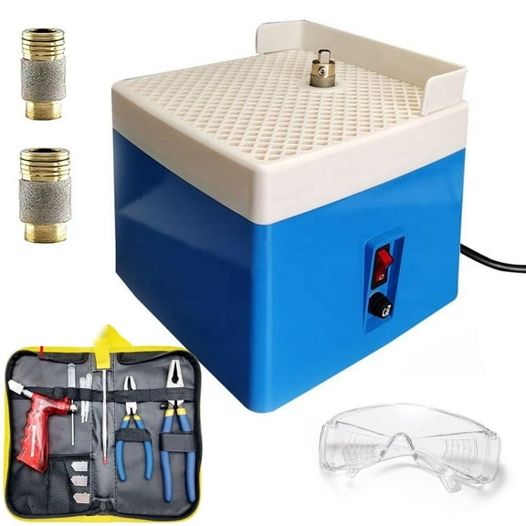 Glass Angle Grinders 4200rpm Glass Grinding Tool, Industrial Stain Grinder Diamond Glass Art Grinding Tools, with 5/8"   1" Replaceable Diamond Grinder Bit