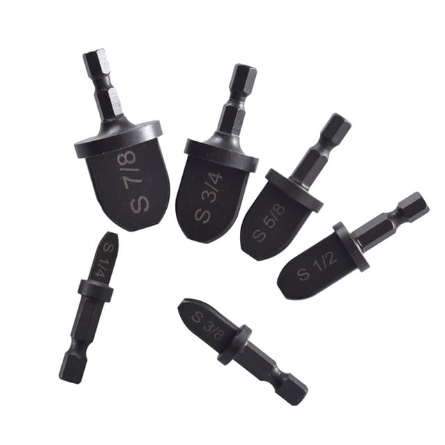 Broca escariadora de tubos, 6 piezas Taladro expansor de tubos Expansor de tubos de cobre Broca expansora de tubos Experiencia incomparable