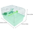 thumbnail image 6 of Portable Parrot & Bird  - Travel Cage for Parakeets, Cockatiels & Small Birds - Abs Light Green, 6 of 8