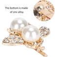thumbnail image 4 of HUGFEGWE 10pcs Rhinestone Pearl Shoe Clips, Crystal Shoe Clips, Wedding Party Shoes Buckles Decoration, Decorative Rhinestone Shoe Clips Buckles CJB91-105266, 4 of 7