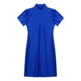 thumbnail image 4 of Jhaoyu Robe Moulante Mini à Manches Courtes pour Femmes, Robe de Fête Boîte de Nuit Crayon Clubwear Bleu m, 4 of 6