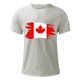 thumbnail image 4 of Tops para hombre, blusas y camisas de cuello redondo y manga corta para hombre. Camiseta de cuello redondo y manga corta con estampado de bandera canadiense para hombre. Blusa de algodón y poliéster p, 4 of 5