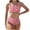 Hot Pink, variant on ZQGJB Women's High Waisted Bikini Sets Wide Straps Push up Padded Two Piece Bandeau Swimsuit Floral Print Bathing Suits(Pink,M)