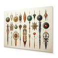 thumbnail image 2 of Designart "Symbols Sacred African Wall art II" African Metal Wall Art, 2 of 5